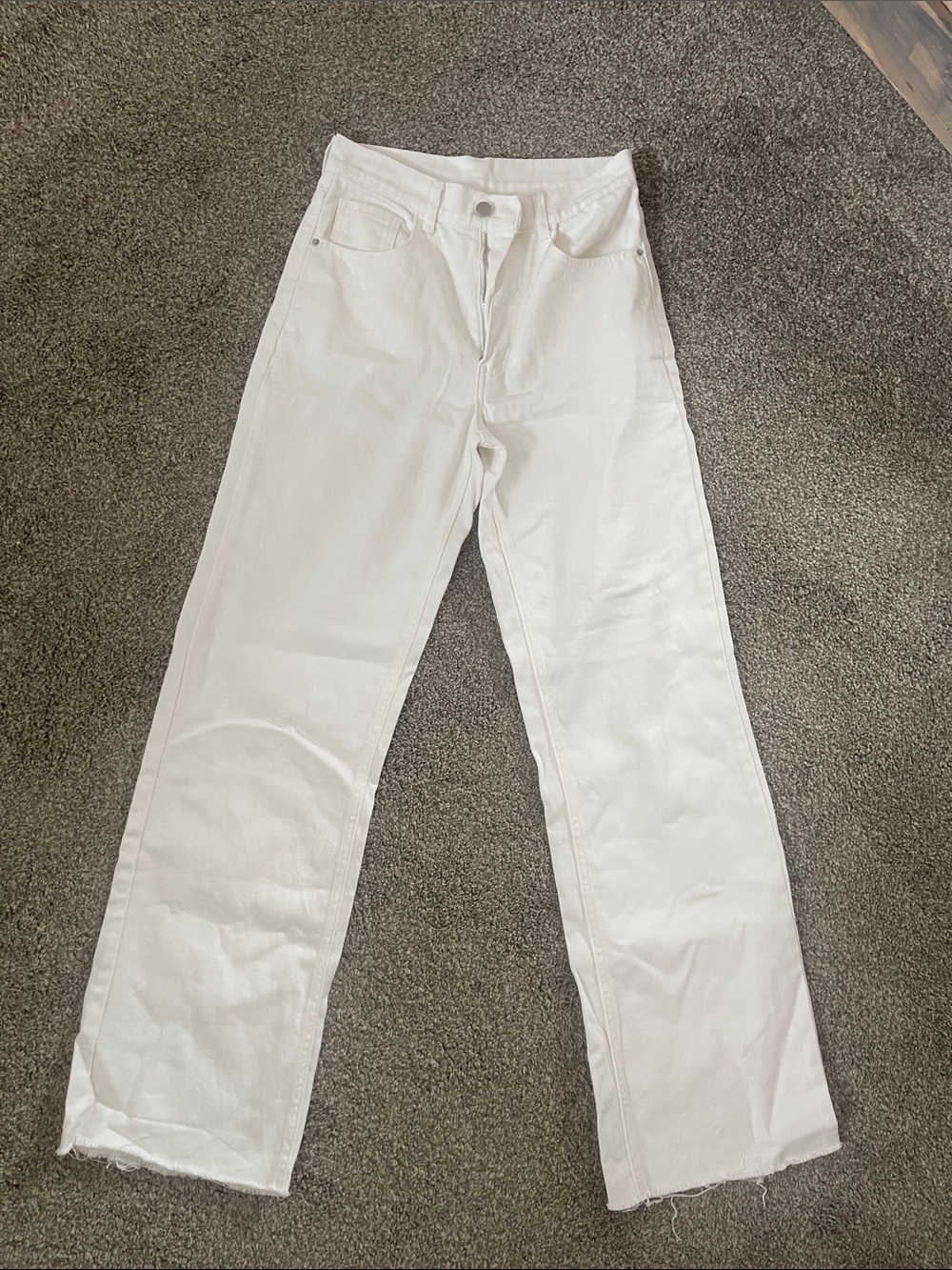 White High-Rise Straight Leg Women’s Jeans